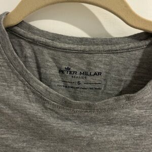 Peter Millar Seaside Gray Short Sleeve Tee